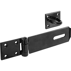 115 mm 4 1/2 inch Epoxy Black Safety Hasp and Staple