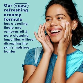 Clean & Clear Oil Free Deep Action Cream Cleanser, Unisex, 6.5 oz