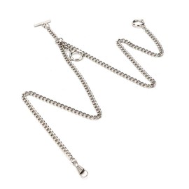 Wosune Vintage Pocket Watch Chain, Metal Bag, Retro Vintage Pocket Watch Chain as a Watch Holder for Your Love of Family (Silver), vintage
