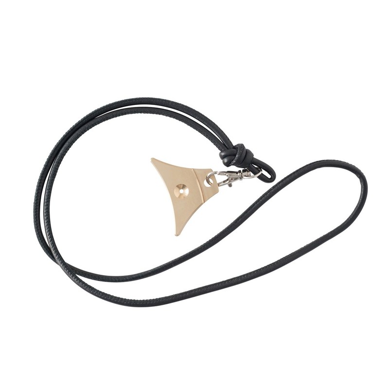 Logan Whistles Supreme Solid Brass Sheepdog Whistle and Lamb Nappa
