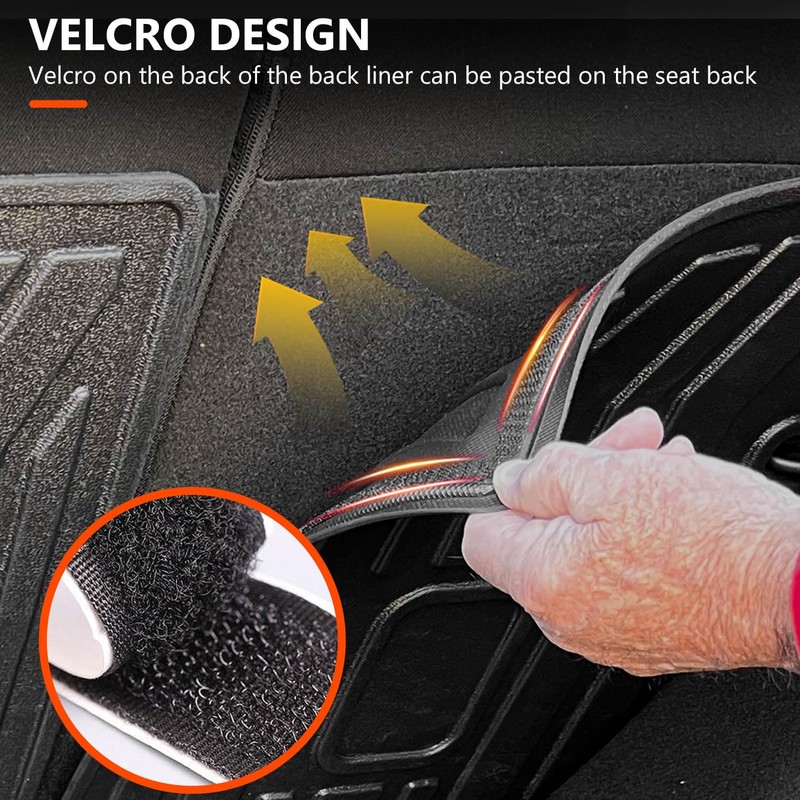 powoq Rear Backrest Mat Compatible with 2022-2024 Honda Civic Hatchback