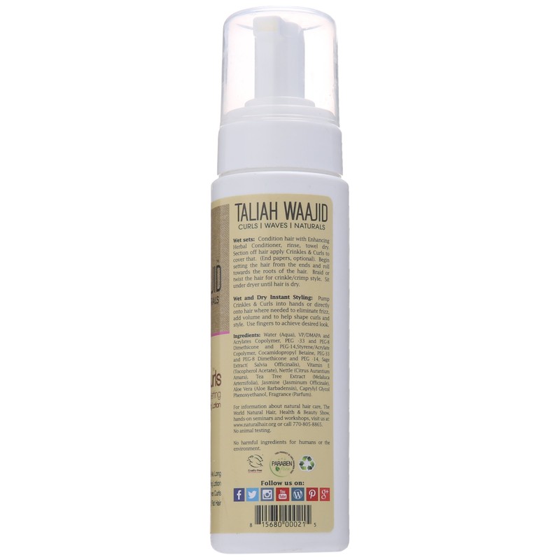 Taliah Waajid Crinkles & Curls Natural Hair Setting & Styling