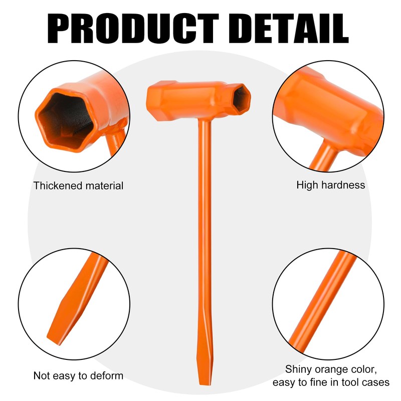 Ashmacdo 3 Pcs Chainsaw Wrench 13 by 19 mm Scrench