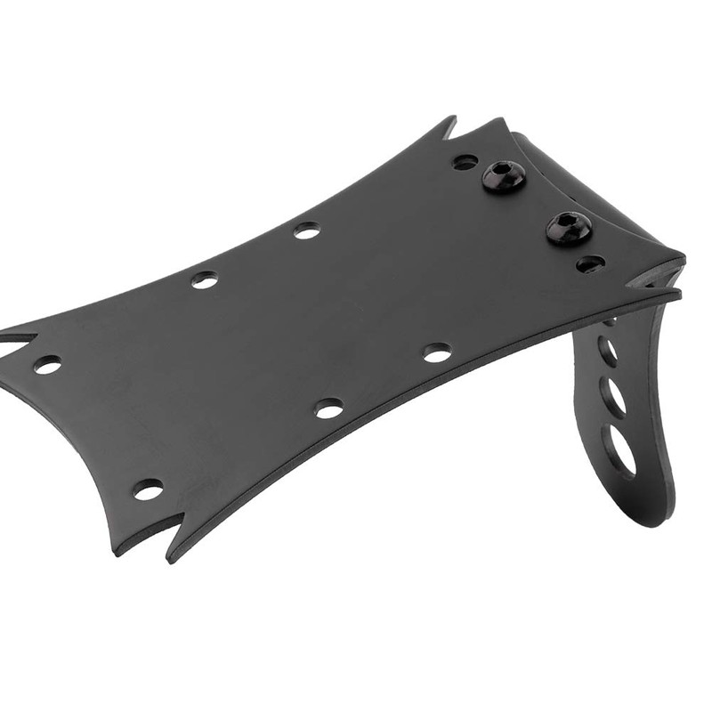 Motorcycle Retro Side Mount License Plate Tag Holder Bracket License