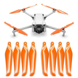 Master Airscrew Stealth Propeller Compatible with DJI Mini 3 - Orange, 4 Propellers in Set