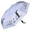 VON LILIENFELD Umbrella Pocket Umbrella Penguin Windproof Open-Close Automatic Stable