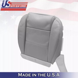 US Auto Seat Cover Inc 2005 to 2009 For Ford Mustang V6 Driver Side Bottom Leather Seat Cover in Gray
