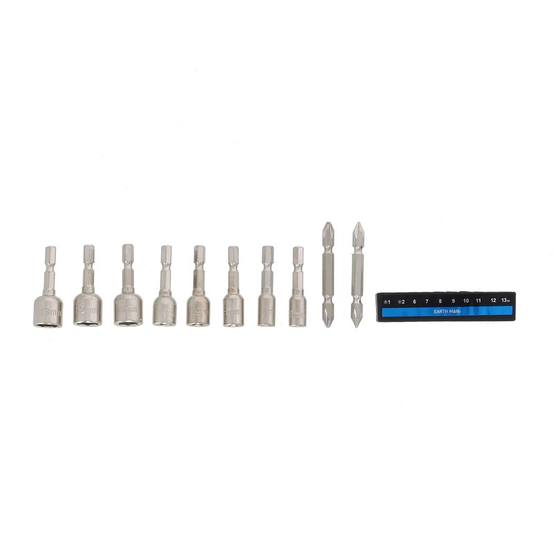 Takagi Earth Man Socket & Bit Set, 10 pcs DB-24