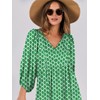 ANRABESS Womens Boho Maxi Dresses 2025 Summer V Neck Puff