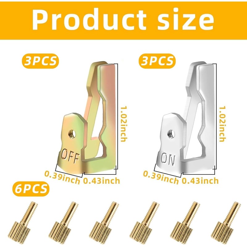 6-Pack Timer Trippers Replacement Switch Kit for Intermatic 156T1978A –