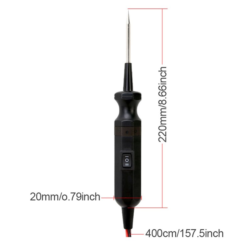 DY18 Car Electric Circuit Tester 12/24V DC 10A Overload Protection