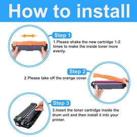 LCL TN-241 2500 pages Black Toner Cartridge Replacement for Brother TN-241 TN-245 TN245 TN241 TN245BK for HL-3142CW HL-3150CDN HL-3172CDW MFC-9130CW MFC-9142CDN MFC-9330CDW (1Pack)