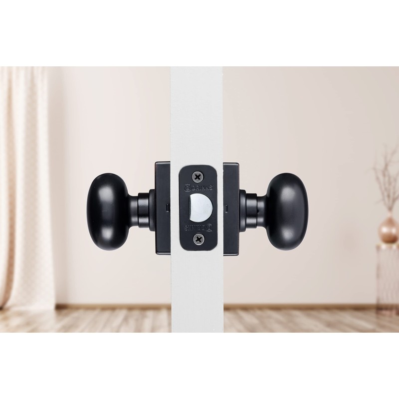 BRINKS – Contemporary Non-Locking Interior Ball Door Knob, Tuscan Bronze