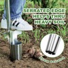 Long Handled Bulb Planter Tool, 37'' Bend-Proof Stainless Steel Bulb