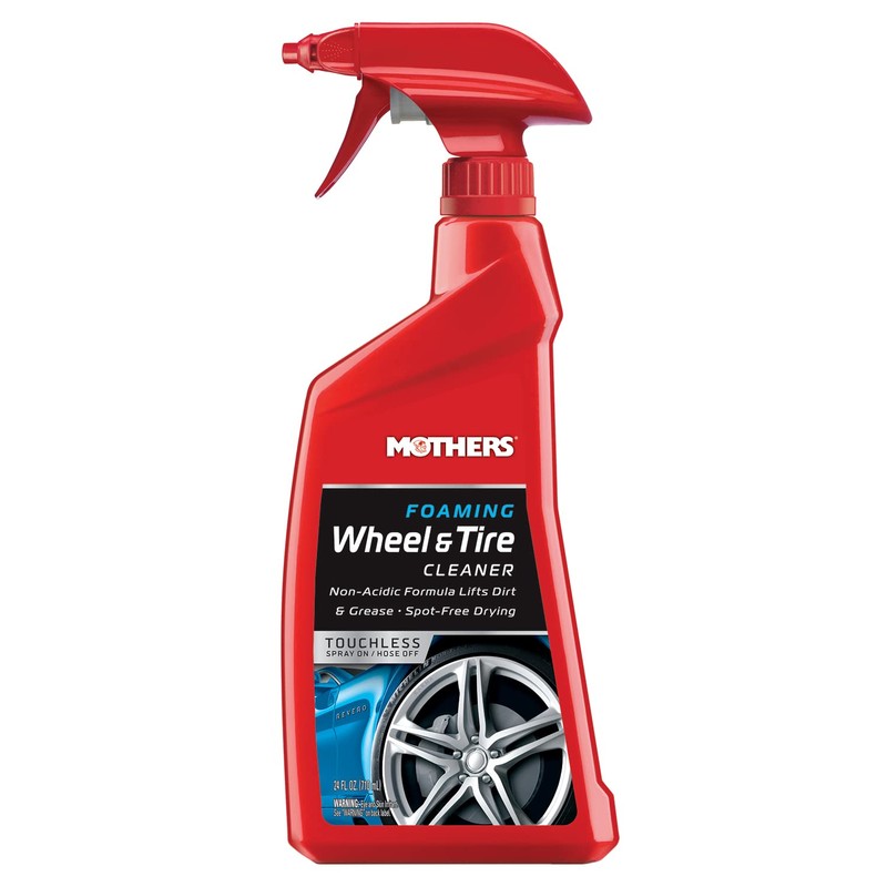 MOTHERS 05924 Foaming Wheel and Tire Cleaner, 24 Ounce