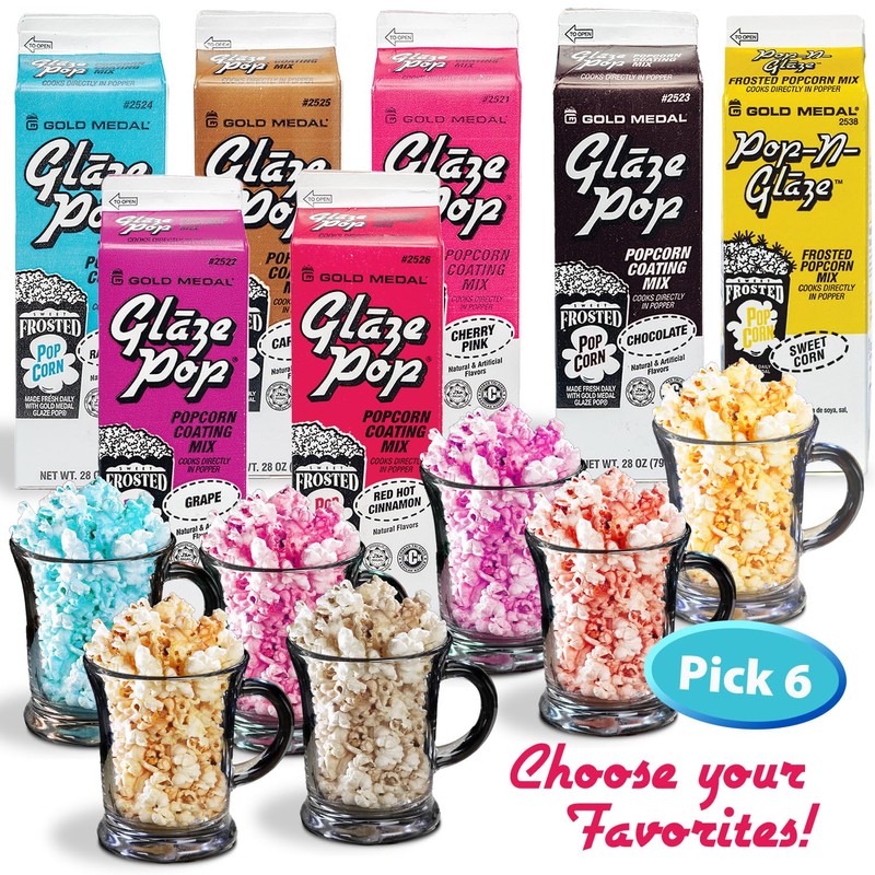 Glaze Pop Popcorn Flavoring Variety Pack - Choose Your Own