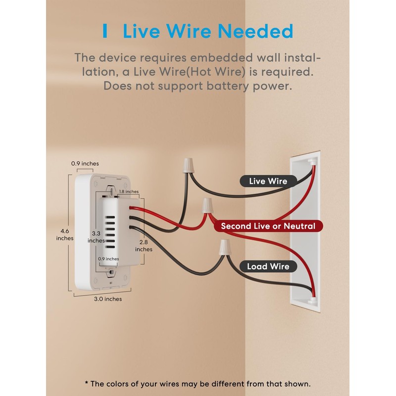meross Smart Thermostat for Electric Baseboard and in-Wall Heaters Work