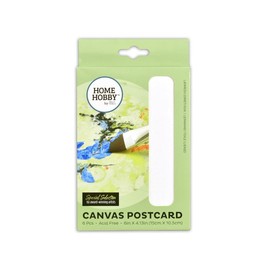 HomeHobby by 3L Canvas Postcards, White, 6' x 4.13'/15cm x 10.5cm (6 Pcs)