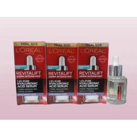 L'Oréal L'OREAL REVITALIFT DERM INTENSIVES 1.5% PURE HYALURONIC ACID SERUM 0.5 OZ 3PCS