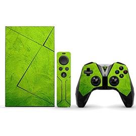 MightySkins Skin Compatible with NVIDIA Shield TV (2017) Pro - Green Cement | Protective, Durable, and Unique Vinyl Decal wrap Cover | Easy to Apply, Remove, and Change Styles | Made in The USA