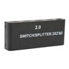 2x2 HD Multimedia Interface Splitter 4K 60Hz 2 In 2