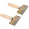 KOTARBAU® Set of 2 Scraper Spatulas 120 mm with Wooden