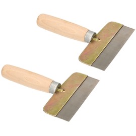 KOTARBAU® Set of 2 Scraper Spatulas 120 mm with Wooden Handle for Removing Sheets and Paints