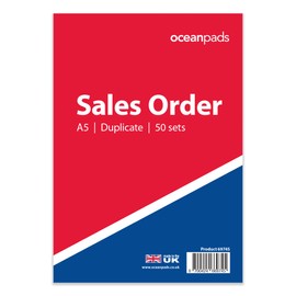 Ocean Pads Sales Order Book Duplicate A5 50 Sets Carbonless (69745)
