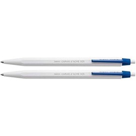 Caran d'Ache d'Ache 825 Retractable Ballpoint Pen Set of 2 Plastic Grey/Blue Writing Colour Blue Blister Packaging Dimensions: Approx. 14 cm 0825.260 Multi-Coloured 14 cm