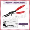 Swpeet 1Pcs Automobile Hose Remover Pliers, Auto Fuel and Vacuum