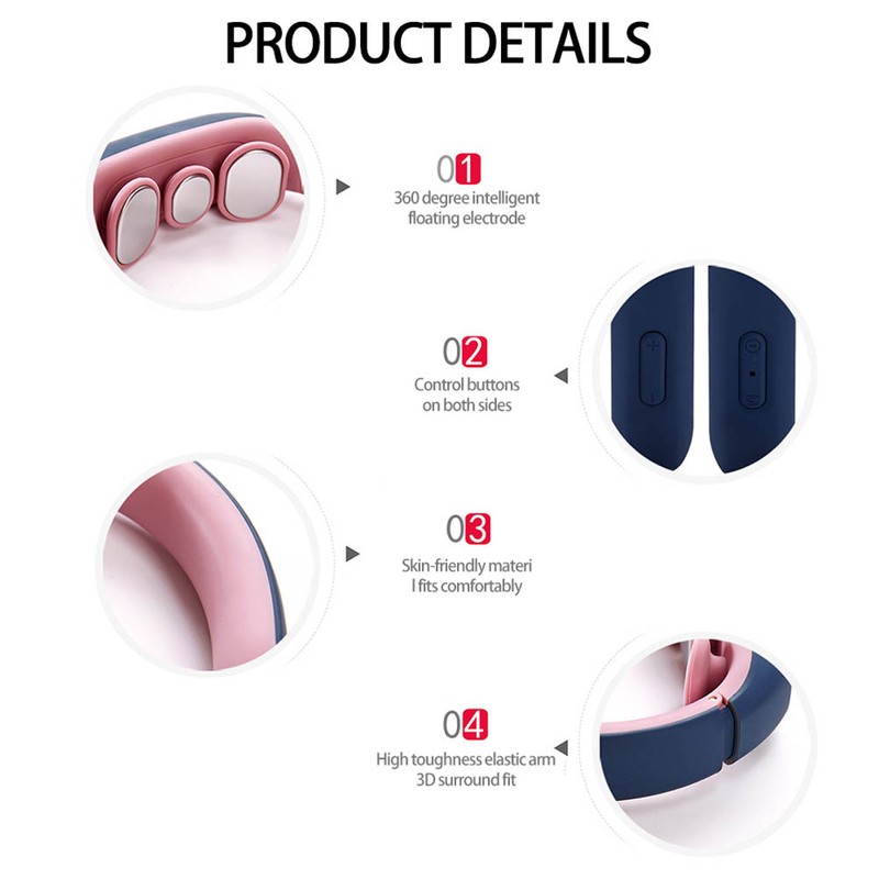 Cervical Massager Electric Intelligent Neck Massager with 4 Modes and