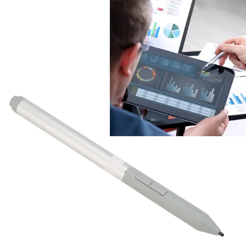 Stylus Pen 4096 Pressure Sensing Type C Interface Silver Active