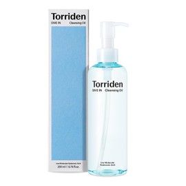 Torriden DIVE IN Cleansing Oil 200ml (6.76 fl.oz.) | Hydrating Deep Facial Cleanser for All and Sensitive Skin | Hyaluronic Acid, Panthenol, Allantoin