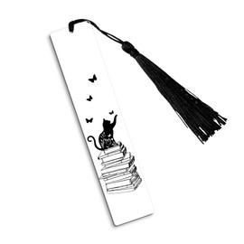 Cat Lover Gifts Bookmark for Women Men Christmas Gifts for Cat Mom Gifts Cute Cat Bookmarks for Cat Lover Gifts for Cat Person Birthday Gifts for Family Friends