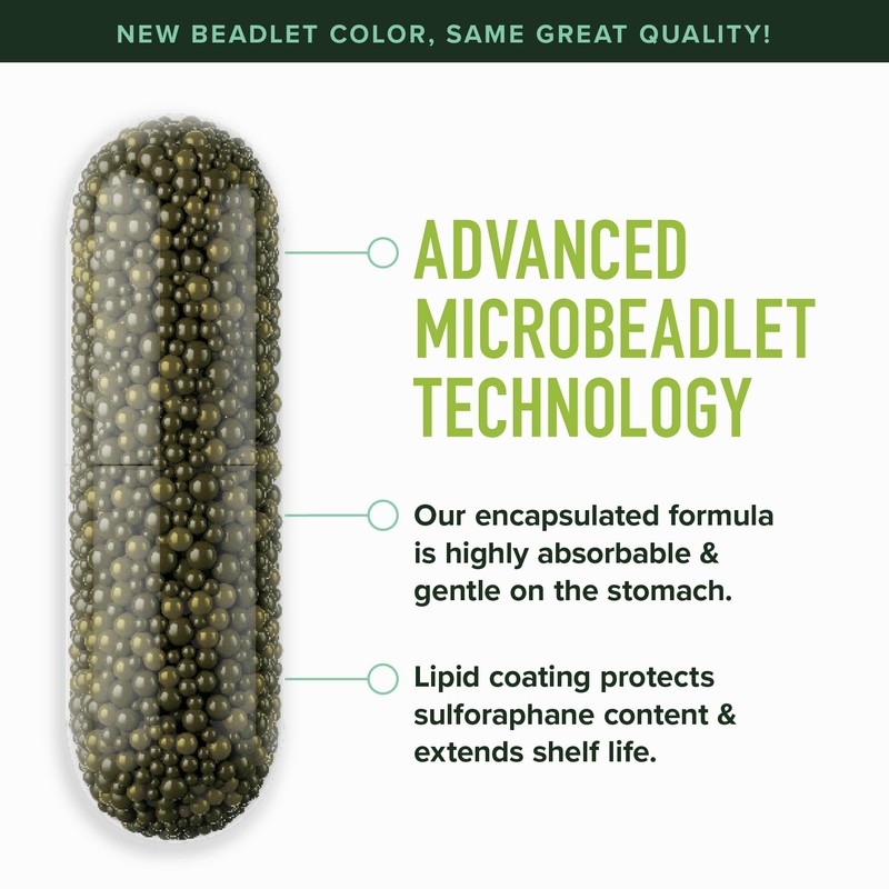 50MG Sulforaphane Supplement from Broccoli Sprouts | NRF2 Activation, Cellular