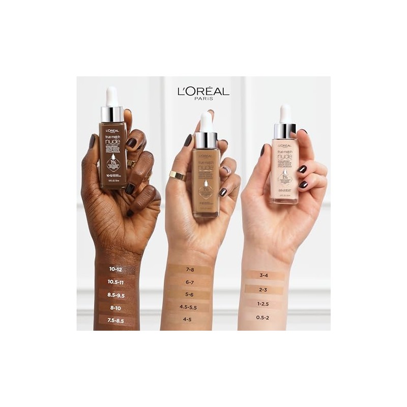L'Oreal Paris True Match Nude Hyaluronic Tinted Serum Foundation with