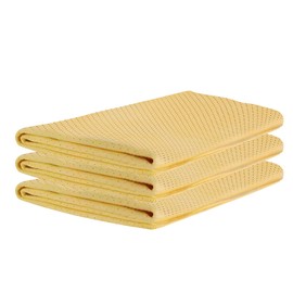 Xumann 3 Pcs Car Chamois Synthetic Leather, Leather Shammy Cloth for Car Cleaning (40 * 50cm)