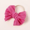 Yheahin Baby Girl Bows Tie Headband Newborn Soft Cotton Hair