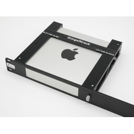 thingsINrack for Mac mini M1-M3 Rack Mount 19inch 1U with Remote on/Off Button Injection Molded Plastic