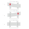 Car Abdominal Slimming Machine USB DC5V Vibration Magnetictherapy Hot Compress