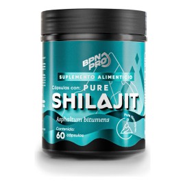 Shilajit Puro del Himalaya BPN PRO  Suplemento Natural con cido Flvico y Antioxidantes  Energa, Vitalidad y Resistencia Masculina  60 Cpsulas de Alta 