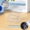 Uaimvie Acrylic Business Card Holder for Desk, Clear Plastic Business