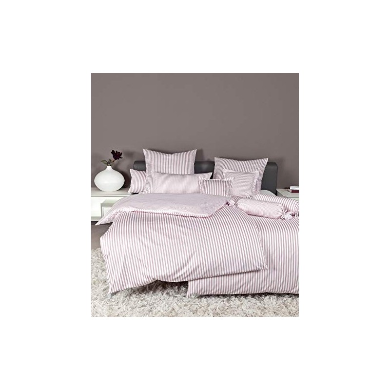 Janine 3912 Mako Silk Satin Reversible Bed Linen Modern Classic