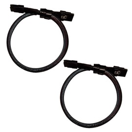 Saihisday 2.62FT Mini SAS SFF-8087 to Right Angle Mini SAS SFF-8087 Wire Cable (2 Pack, Indoor, High Speed, Male-to-Male, Server/Workstation Compatible)