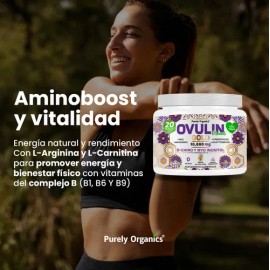 Ovulin Gold  Suplemento 40 en 1 Inositol, NAC, Zinc, Vitamina D3  Para Apoyar Balance Femenino Con 18 Superfoods, Antioxidantes, Maca Roja y...       