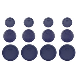 Pyrex (1) 7200-PC 2 Cup (1) 7201-PC 4 Cup (1) 7202-PC 1 Cup Blue Replacement Lids