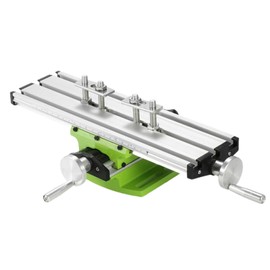 Vanttokeey Compound Slide Table, Multifunctional Miniature Bench Drill Worktable Drilling Milling Machine Working Slide Table 12.2 x 3.5 x 3 inches