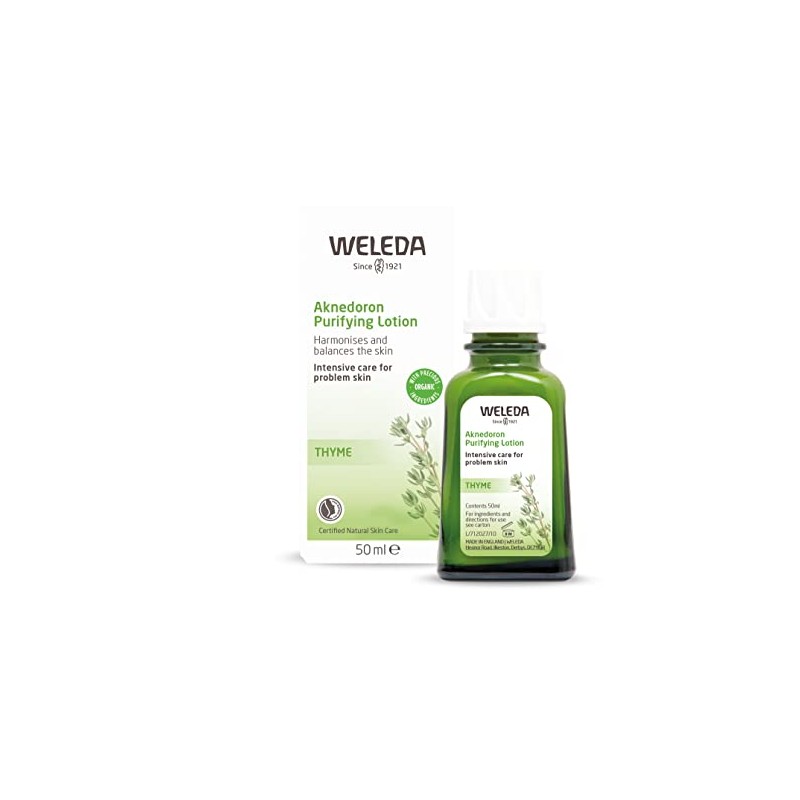 Weleda Aknedoron Purifying Lotion, Reduces Inflammation and Shine & Minimizes