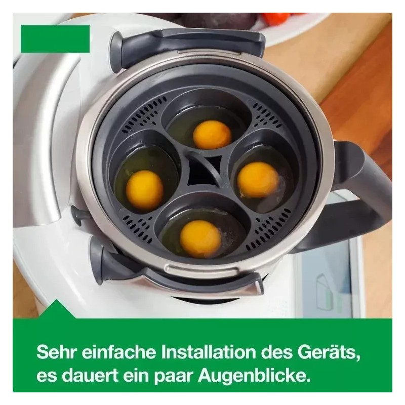 Estuchelandia Cesta Molde Huevos Cocidos Vapor Olla Thermomix Tm5 Tm6