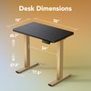HUANUO 32 x 19 inch Electric Standing Desk Adjustable Height,